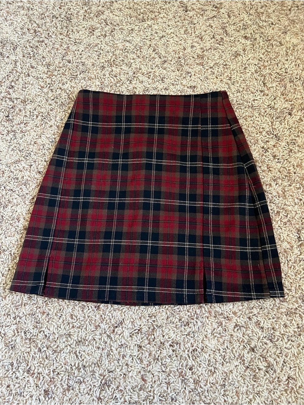 Target Red and Black Plaid Mini Skirt